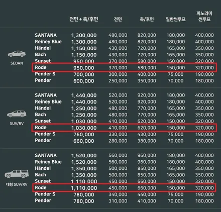 인천 신차패키지 알아보시나요? 비디브로스 카니발 썬팅 작업 / 인천, 부평, 부천