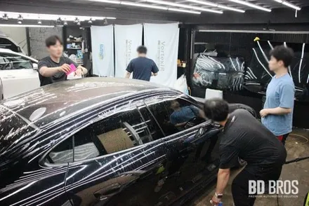 인천 수입차 썬팅 포르쉐 타이칸 프리미엄 시공 리뷰 / 인천 중구