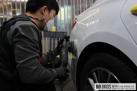 인천광택  보험처리 그랜져IG 석회물 떨어짐 사고 완벽히 제거후기 / 인천, 부평, 부천