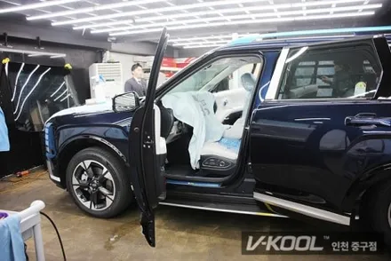 팰리세이드 썬팅 전문 시공기 버텍스900 표준 농도 신차패키지 완성기 / 인천 중구