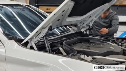 인천 자동차유리교환 퀀텀 썬팅까지 한번에 (BMW 5시리즈) / 인천, 부평, 부천