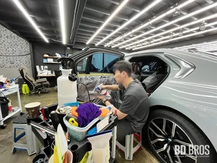 [인천 수입차 썬팅] BMW 740d에 솔라가드 노블레스 K 플러스 완벽 시공 / 인천 중구