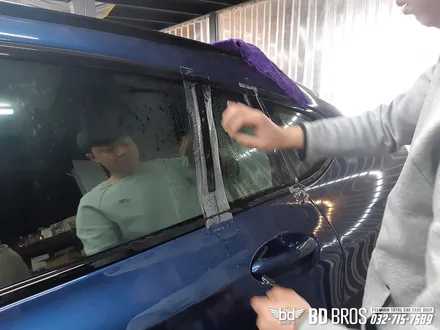 BMW X4 사이드미러 랩핑 B필러 PPF 같이 시공했더니 / 인천, 부평, 부천