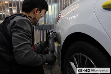 인천광택  보험처리 그랜져IG 석회물 떨어짐 사고 완벽히 제거후기 / 인천, 부평, 부천