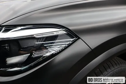 인천랩핑 BMW X5 전체랩핑 사틴블랙 (3M2080) / 인천, 부평, 부천