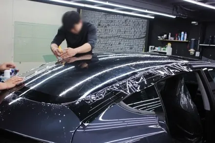 인천 남동구 테슬라 모델3 브이쿨에도 비반사필름이?신차패키지 xEV 썬팅 / 인천 중구