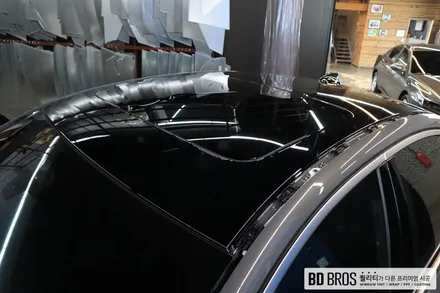 인천 BMW 530e에 어디까지 해봤니? (PPF, 루프스킨, 썬팅, 블랙박스, 보조배터리, 유리막코팅) / 인천, 부평, 부천