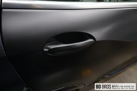 인천랩핑 BMW X5 전체랩핑 사틴블랙 (3M2080) / 인천, 부평, 부천