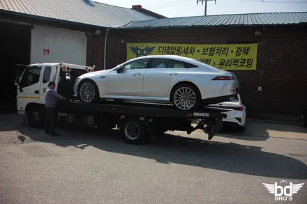 벤츠 썬팅 사이드미러 랩핑 같이 하는곳은 드물죠 / 인천, 부평, 부천