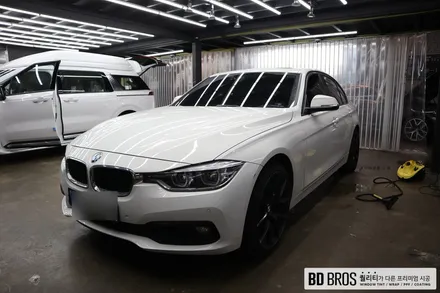 인천 썬팅 재시공 BMW 320d 열차단 틴큐브 Q90 / 인천, 부평, 부천