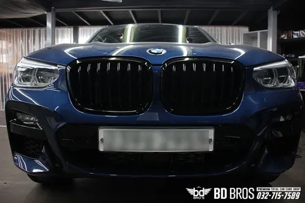 BMW X4 사이드미러 랩핑 B필러 PPF 같이 시공했더니 / 인천, 부평, 부천