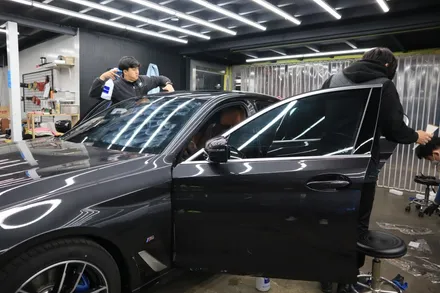 인천신차패키지 BMW 5시리즈 솔라가드퀀텀가격 서비스로 만족된 작업후기 / 인천, 부평, 부천