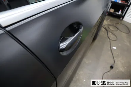 인천랩핑 BMW X5 전체랩핑 사틴블랙 (3M2080) / 인천, 부평, 부천