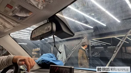 인천 캐스퍼썬팅 글라스틴트 펜더S 및 블랙박스 아이나비 Z7000 / 인천, 부평, 부천
