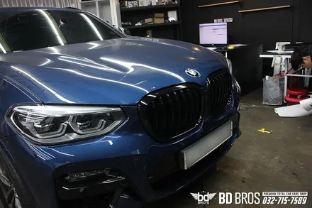 BMW X4 사이드미러 랩핑 B필러 PPF 같이 시공했더니 / 인천, 부평, 부천