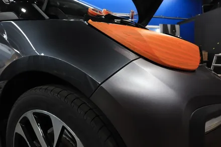 인천랩핑 BMW i3 전체랩핑과 본넷PPF시공으로 포인트 살아있네 / 인천, 부평, 부천