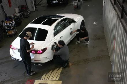인천벤츠썬팅 E300 글라스틴트 선셋 신차패키지 본격 리뷰 / 인천, 부평, 부천