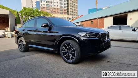송도 틴팅 BMW X4 반사필름으로 확실한 열차단 효과를 / 인천, 부평, 부천