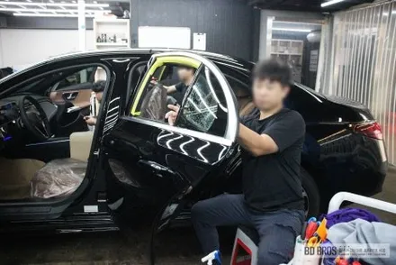 인천 루마버텍스 벤츠 E200 비반사필름 볼드하게 시공 / 인천 중구