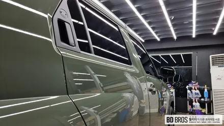 인천 캐스퍼썬팅 글라스틴트 펜더S 및 블랙박스 아이나비 Z7000 / 인천, 부평, 부천