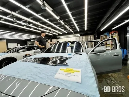 [인천 수입차 썬팅] BMW 740d에 솔라가드 노블레스 K 플러스 완벽 시공 / 인천 중구