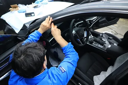 인천 썬팅 글라스틴트로데 아우디A7 블랙박스 Z5000까지 한번에 / 인천, 부평, 부천