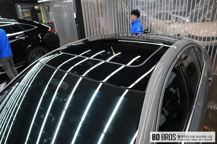 인천 BMW 530e에 어디까지 해봤니? (PPF, 루프스킨, 썬팅, 블랙박스, 보조배터리, 유리막코팅) / 인천, 부평, 부천