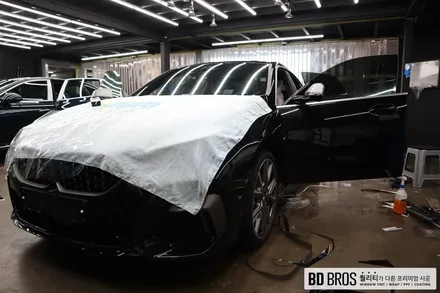 송도 BMW M235i 글라스틴트 썬팅과 하이패스 장착 / 인천, 부평, 부천