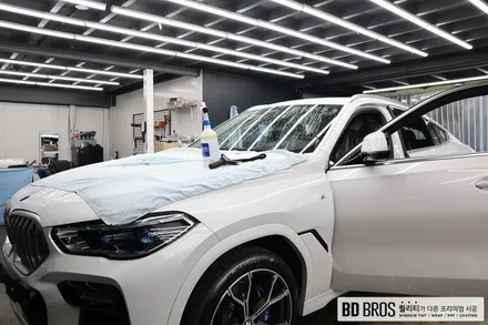 인천 반사필름 썬팅 - BMW X6 글라스틴트 선셋 시공후기 / 인천, 부평, 부천