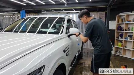 인천 제네시스 틴큐브 T90 썬팅, QXD7000 블랙박스 신차패키지! / 인천, 부평, 부천