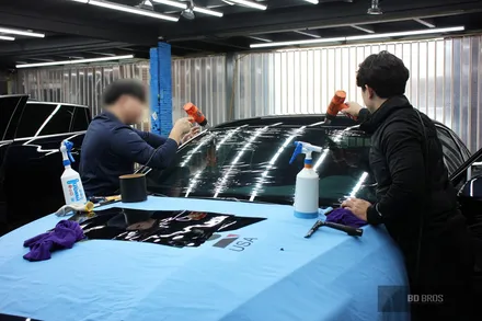 인천서구썬팅 기아 K8 루마버텍스900 시공기 / 인천, 부평, 부천