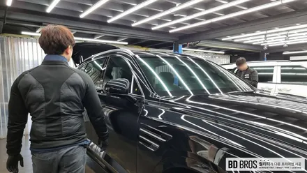 인천 GV80 윈도우 틴팅 시공과 차량가죽코팅 / 인천, 부평, 부천