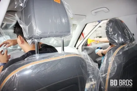 브이쿨 kEV 표준 농도 적용한 현대 캐스퍼 썬팅 시공기 / 인천 중구
