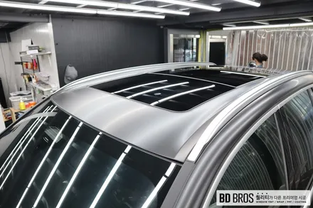 인천랩핑 BMW X5 전체랩핑 사틴블랙 (3M2080) / 인천, 부평, 부천