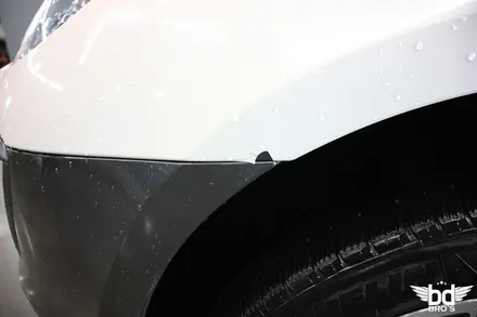 인천 송도 부분 랩핑 마칸S 사고수리 입고후 에이버리 다이아몬드화이트 앞범퍼 작업후기 / 인천, 부평, 부천