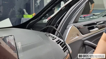 송도 블랙박스와 보조배터리,  PPF 생활보호까지 - BMW X3 시공 / 인천, 부평, 부천