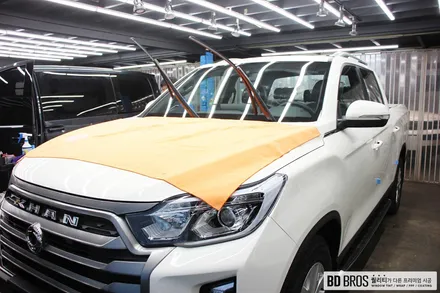 인천 신차패키지 전문 비디브로스 렉스턴 스포츠 칸 레이노 썬팅 시공 리뷰 / 인천, 부평, 부천