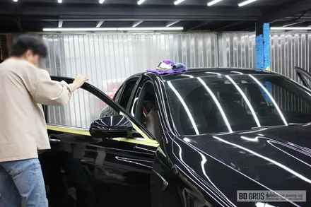 크롬죽이기란 무엇일까요 벤츠 랩핑 작업 통해 알아봅시다 / 인천 중구