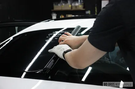 학익동썬팅 찾는다면 벤츠 E클래스 작업 확인해 보세요 / 인천 중구