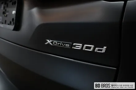 인천랩핑 BMW X5 전체랩핑 사틴블랙 (3M2080) / 인천, 부평, 부천