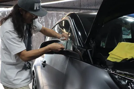 인천랩핑 BMW i3 전체랩핑과 본넷PPF시공으로 포인트 살아있네 / 인천, 부평, 부천
