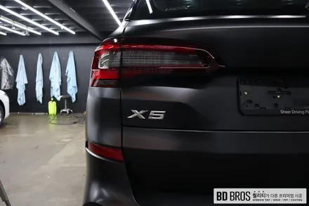 인천랩핑 BMW X5 전체랩핑 사틴블랙 (3M2080) / 인천, 부평, 부천