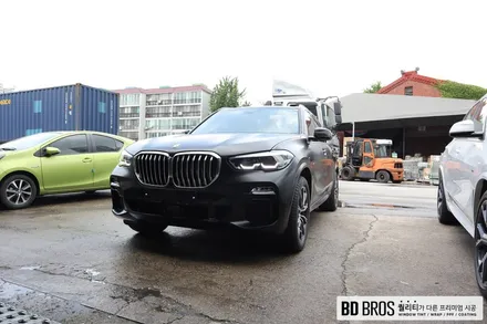 인천랩핑 BMW X5 전체랩핑 사틴블랙 (3M2080) / 인천, 부평, 부천