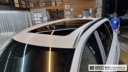 인천 자동차 랩핑 전문 볼보 XC90 전체랩핑 사틴화이트 / 인천, 부평, 부천