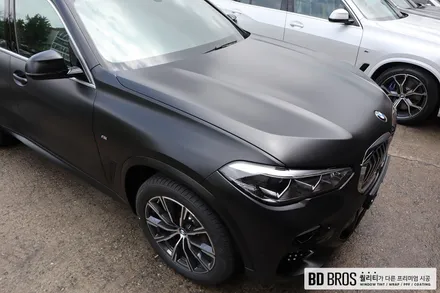 인천랩핑 BMW X5 전체랩핑 사틴블랙 (3M2080) / 인천, 부평, 부천