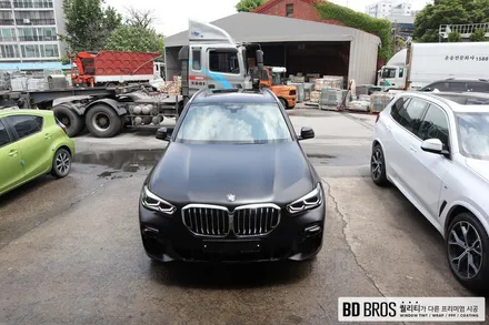 인천랩핑 BMW X5 전체랩핑 사틴블랙 (3M2080) / 인천, 부평, 부천