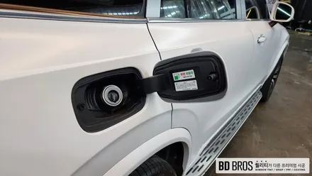 인천 자동차 랩핑 전문 볼보 XC90 전체랩핑 사틴화이트 / 인천, 부평, 부천