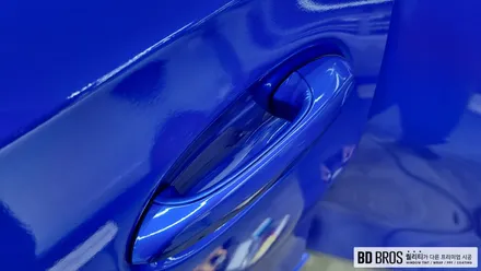 인천랩핑 BMW X6 출고와 동시에 전체랩핑 코스믹 블루 / 인천, 부평, 부천