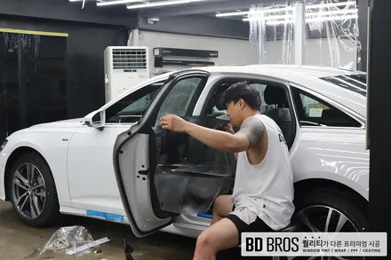 아우디A6 인천 신차썬팅 강한 내구성으로 오랫동안 변하지않는 필름이있다? / 인천, 부평, 부천