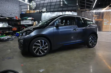 인천랩핑 BMW i3 전체랩핑과 본넷PPF시공으로 포인트 살아있네 / 인천, 부평, 부천